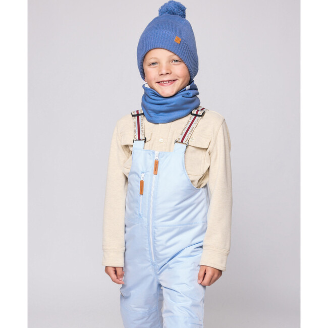 Kids Neck Warmer, Mountain Blue - Scarves - 2