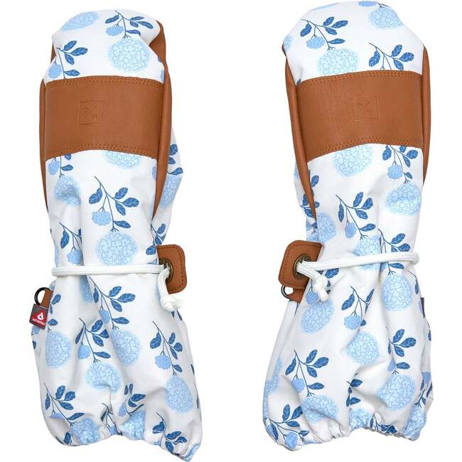 Adult Waterproof Ski Mitten, Hydrangea
