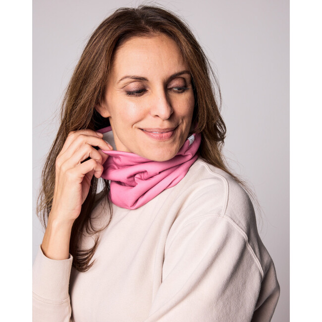 Adult Neck Warmer, Rose Pink - Scarves - 2