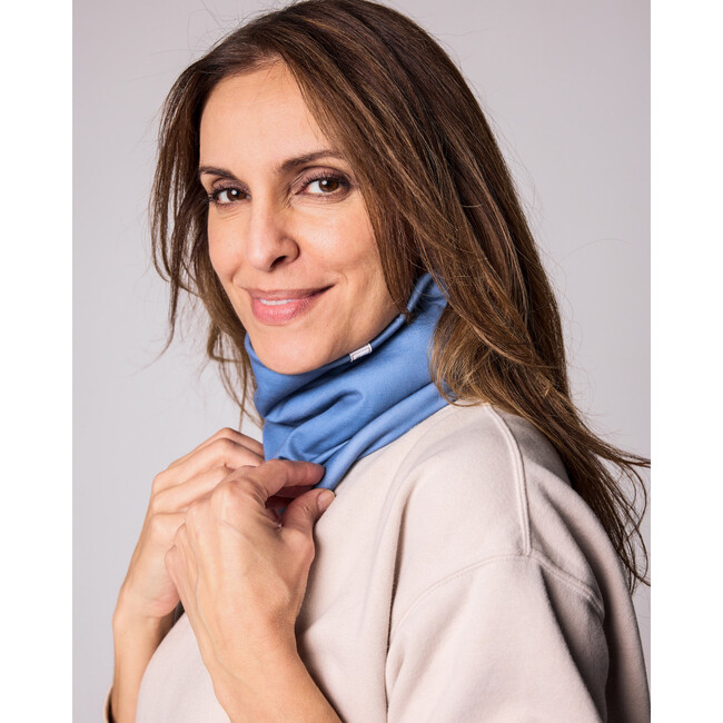 Adult Neck Warmer, Mountain Blue - Scarves - 2