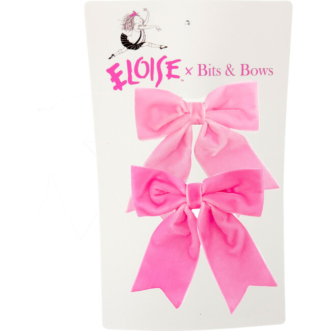 Eloise™ x Bits & Bows Hair Bow Set of 2, Pink