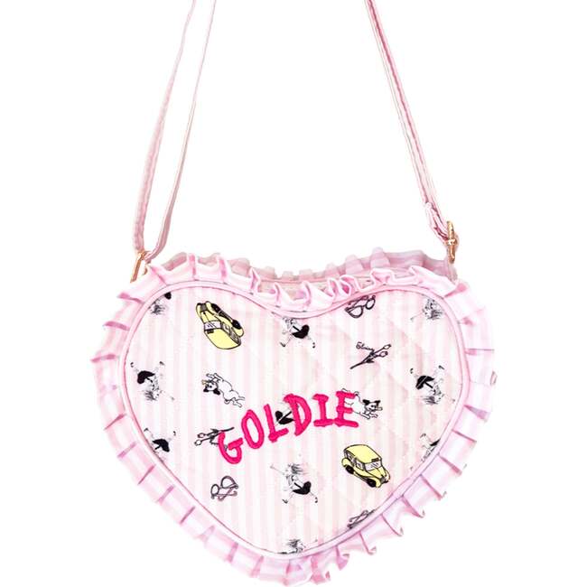 Eloise™ x Bits & Bows Quilted Heart Purse, Pink