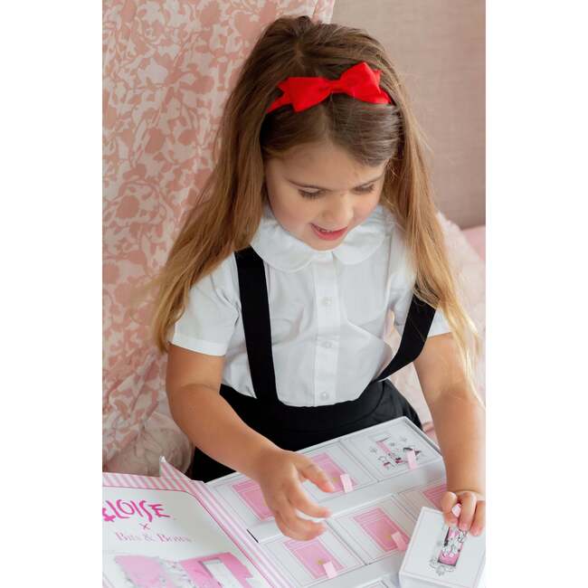 Eloise™ x Bits & Bows Satin Bow Headband, Pink - Headbands - 4
