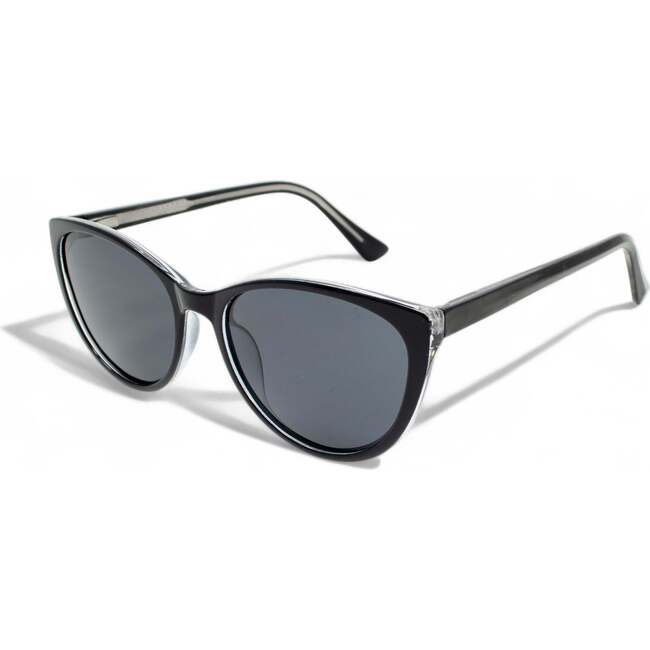 Pop Cat Eyes Polarized Premium Kids Sunglasses, Black