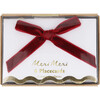 Thanksgiving Velvet Bow Place Cards - Party - 3