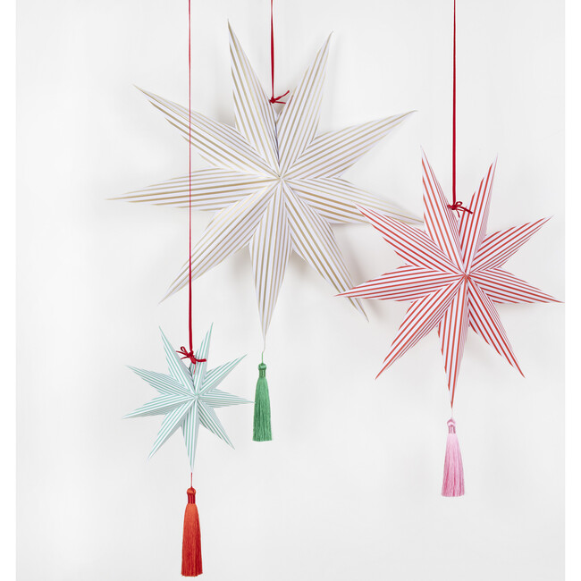 Stripe Star Decorations