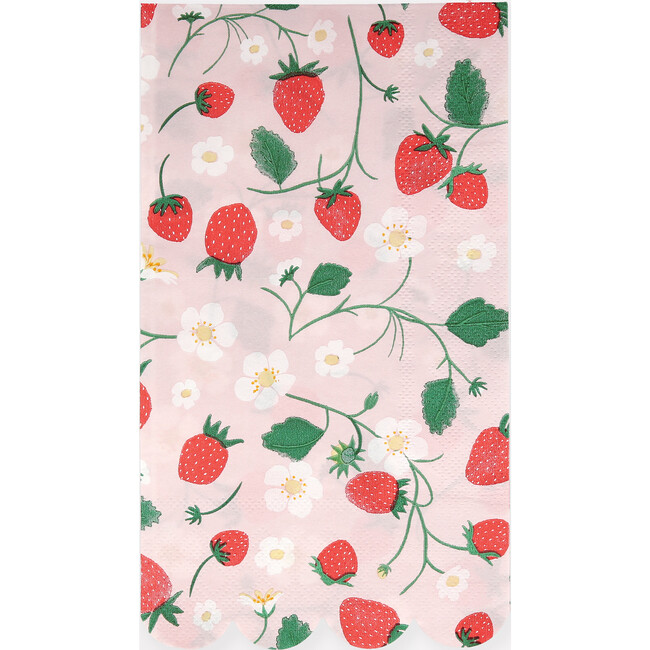 Strawberry Pattern Guest Towels