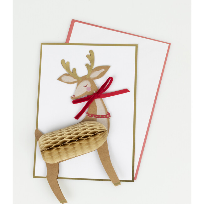 Stand-Up Reindeer Card - Party - 2