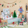 Snowman Family Concertina Christmas Card - Party - 2