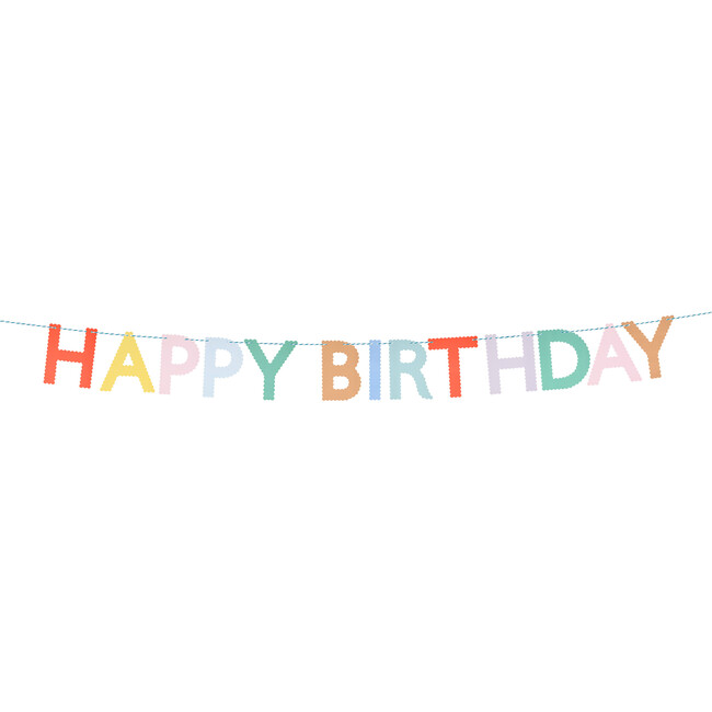 Scallop Bright Happy Birthday Garland - Party - 2