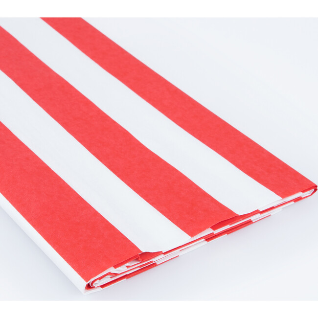 Red Striped Tablecloth - Party - 2