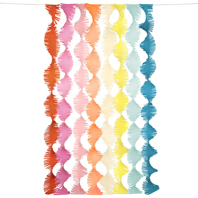 Rainbow Twisty Fringe Backdrop