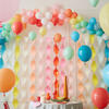 Rainbow Twisty Fringe Backdrop - Party - 2