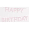 Pink Happy Birthday Garland - Party - 1 - thumbnail
