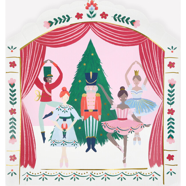 Nutcracker Ballet Stage Plates
