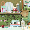 Outdoor Adventures Camper Van Plates - Party - 2