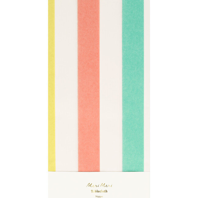 Multi Striped Tablecloth