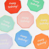Mixed Happy Birthday Side Plates - Party - 1 - thumbnail