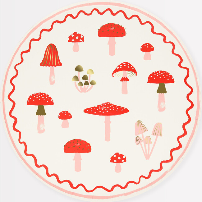 Merry Mushrooms Dinner Plates