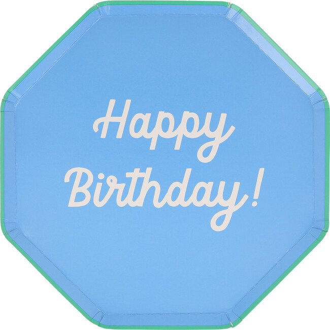 Mixed Happy Birthday Side Plates - Party - 3