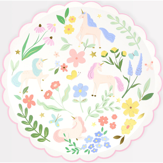 Meadow Unicorns Dinner Plates