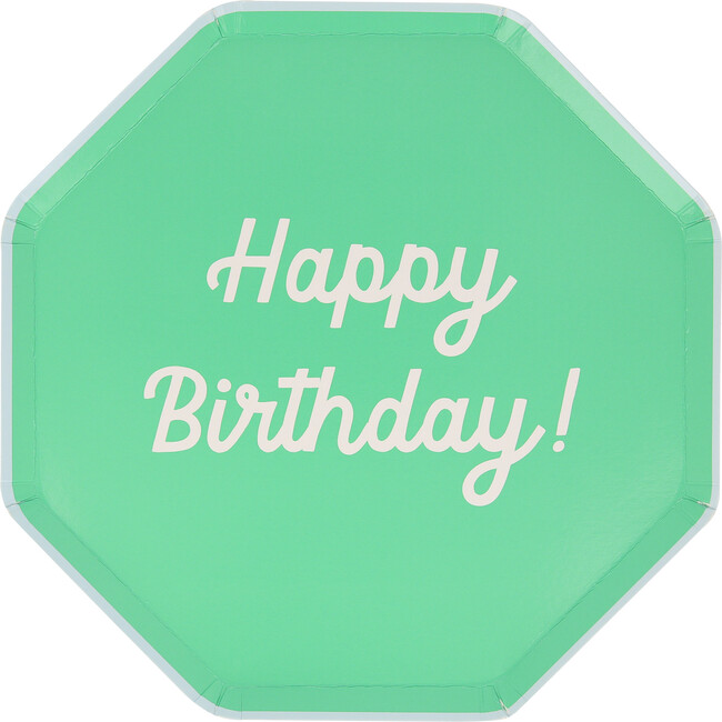 Mixed Happy Birthday Side Plates - Party - 4