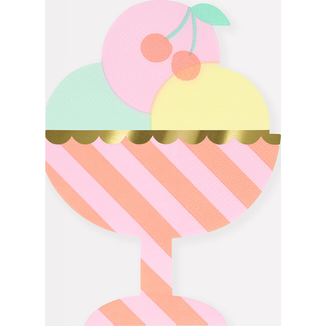 Ice Cream Sundae Napkins