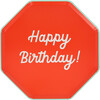 Mixed Happy Birthday Side Plates - Party - 5