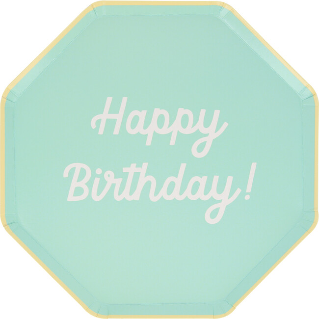 Mixed Happy Birthday Side Plates - Party - 7