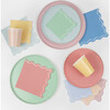 Mixed Wavy Line Side Plates - Party - 5