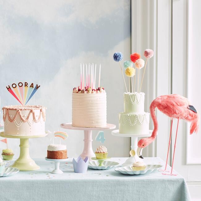 Multi Pompom Cake Toppers - Party - 5