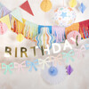 Gold Scallop Happy Birthday Garland - Party - 2