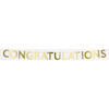 Gold Scallop Congratulations Garland - Party - 1 - thumbnail