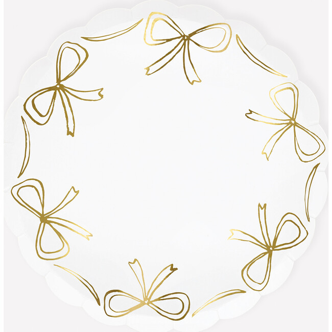 Gold Bow Side Plates
