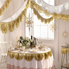 Gold Tinsel Scallop Garland - Party - 2