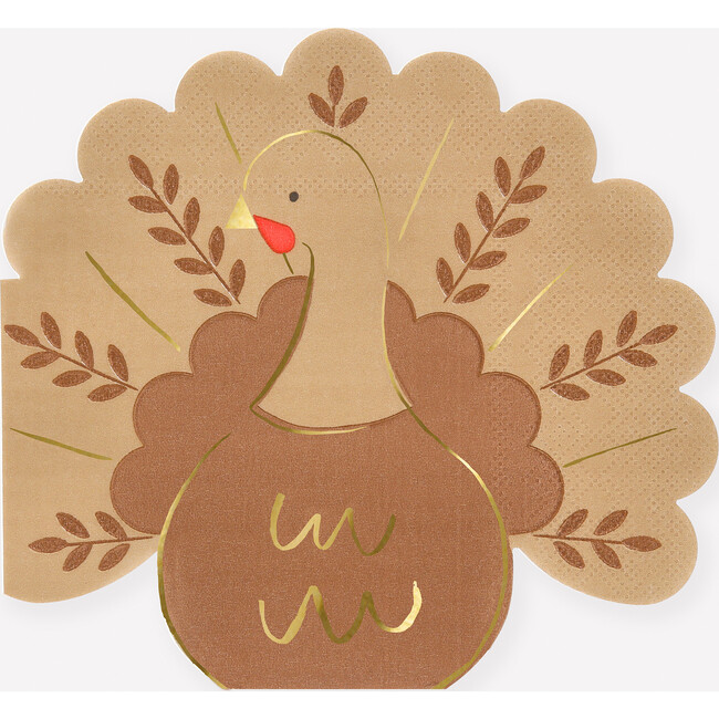 Folk Turkey Napkins