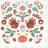Folk Fall Large Napkins - Party - 1 - thumbnail