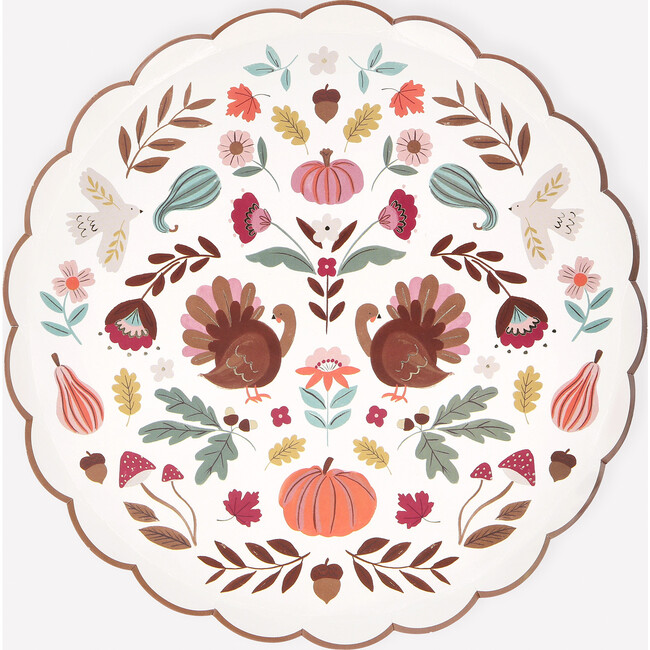 Folk Fall Side Plates