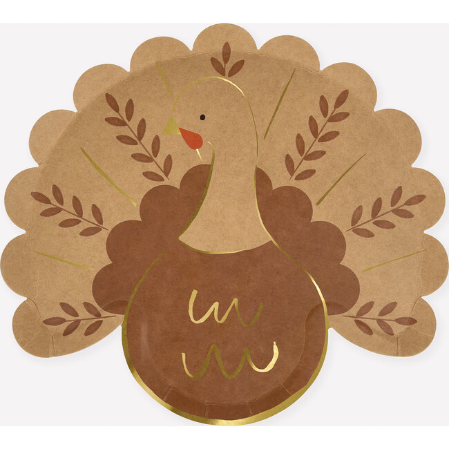Folk Turkey Plates