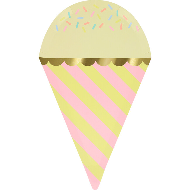 Ice Cream With Sprinkles Plates - Party - 6