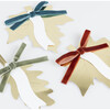 Gold Leaf Bow Place Cards - Party - 3