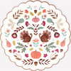 Folk Fall Dinner Plates - Party - 1 - thumbnail