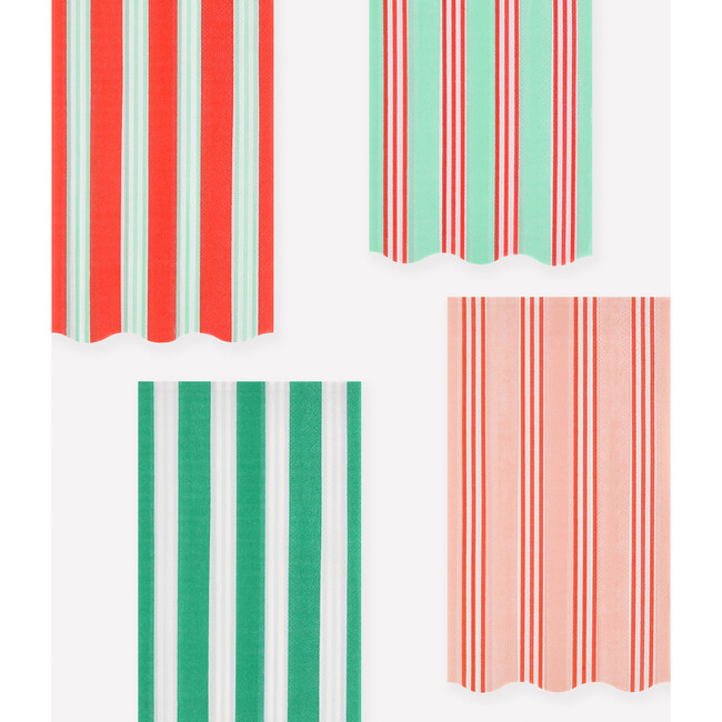 Festive Stripe Guest Towels