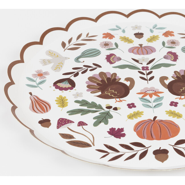 Folk Fall Side Plates - Party - 3
