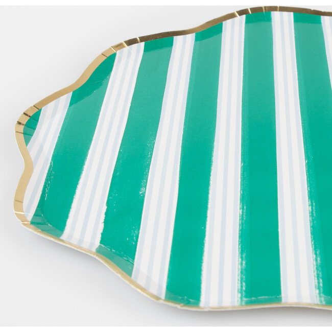 Festive Stripe Dinner Plates - Party - 2