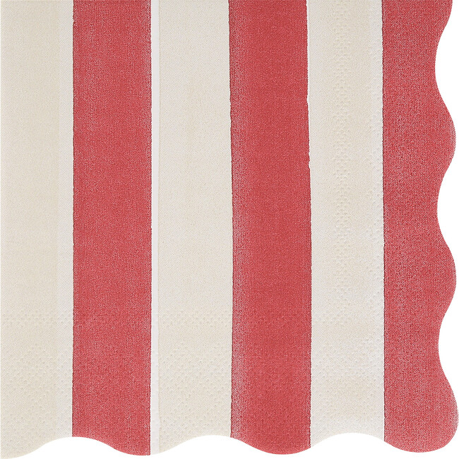 Fall Stripe Small Napkins - Party - 4