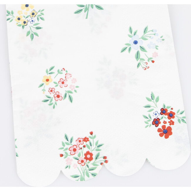 Ditsy Posy Scalloped Guest Towels - Party - 2
