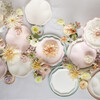 Cream Dot Edged Flower Compostable Side Plates - Party - 2