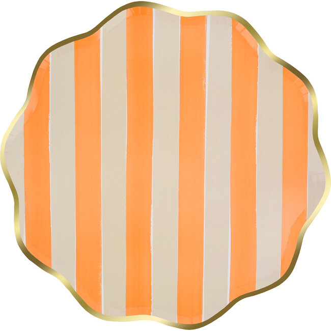 Fall Stripe Dinner Plates - Party - 3