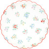 Ditsy Posy Scalloped Dinner Plates - Party - 5
